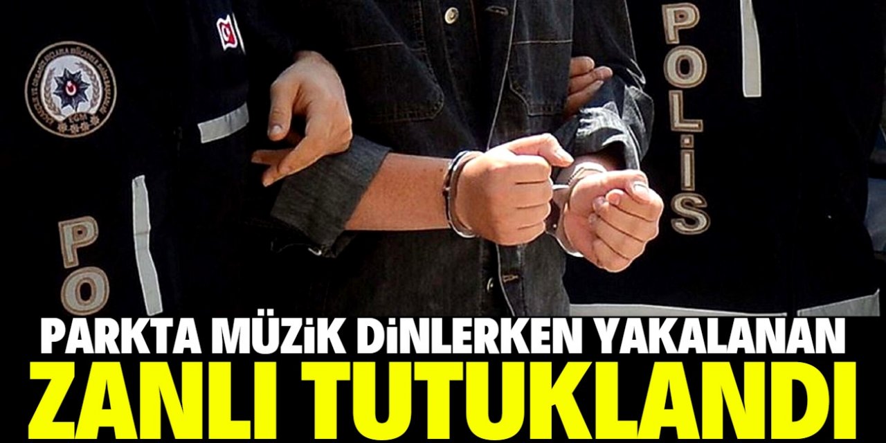 Konya'da parkta müzik dinlerken yakalanan hırsızlık zanlısı tutuklandı