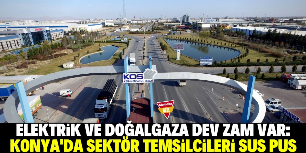 Elektrik ve doğalgaz zammına Konya'dan ses yok!