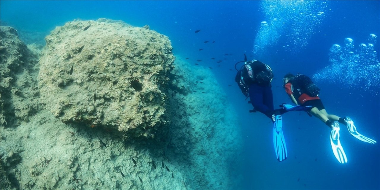 Mersin'deki su altı uçurumları ve mağaralar derin dalış tutkunlarını ağırlıyor