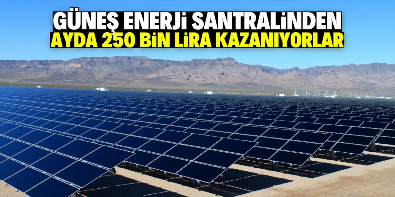 Konya'daki belediye güneş enerji santralinden ayda 250 bin lira kazanıyor