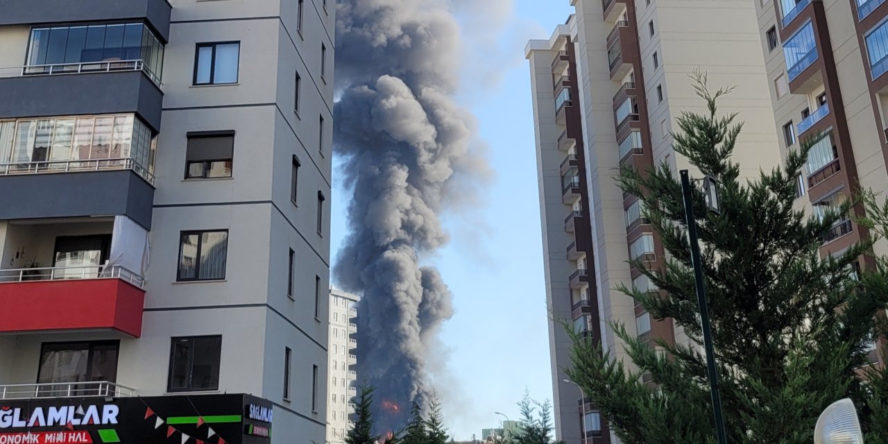 Konya Şeker fabrikasında korkutan yangın