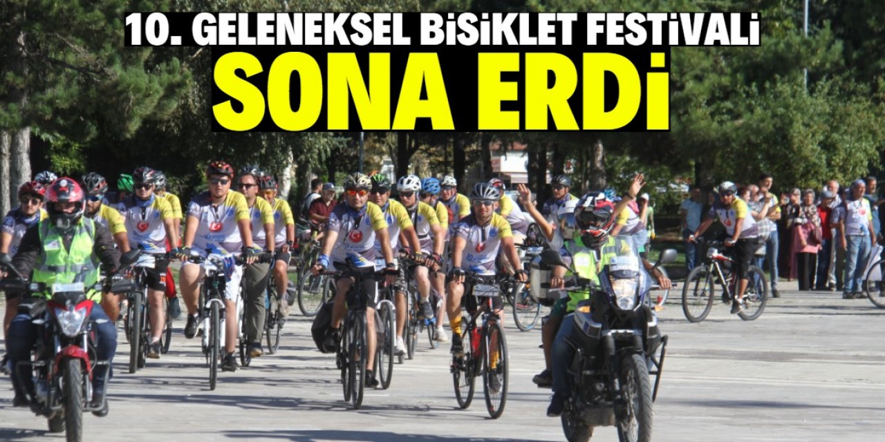 Konya'da düzenlenen 10. Geleneksel Bisiklet Festivali sona erdi