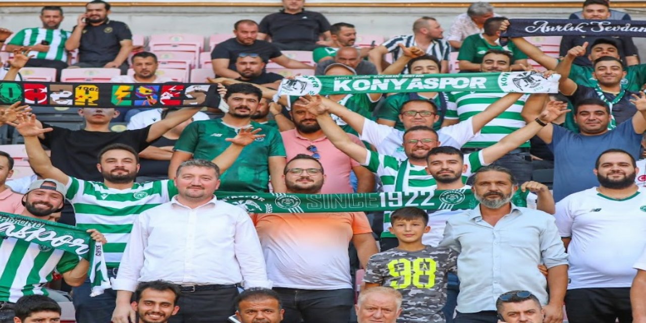 Konyaspor Eskişehir’e giden  taraftara teşekkür etti 
