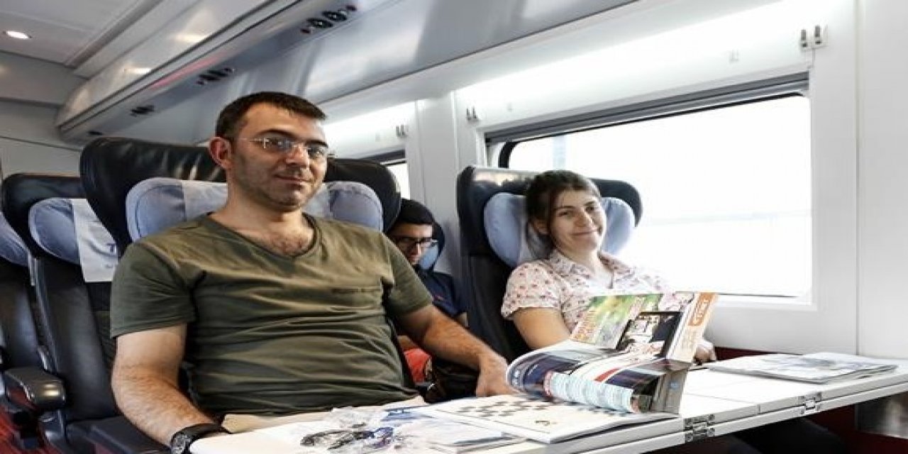 Konya-İstanbul treninde yolcu rekoru kırıldı