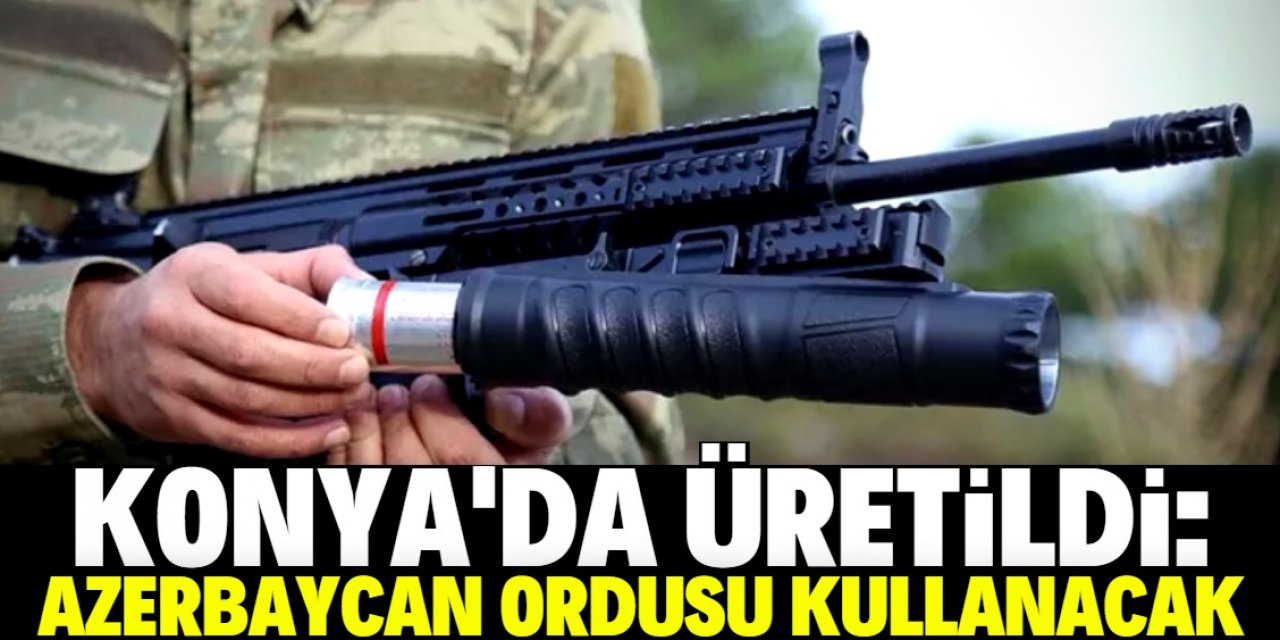 Azerbaycan ordusu Konya sanayisinde üretilen bomba atarı kullanacak