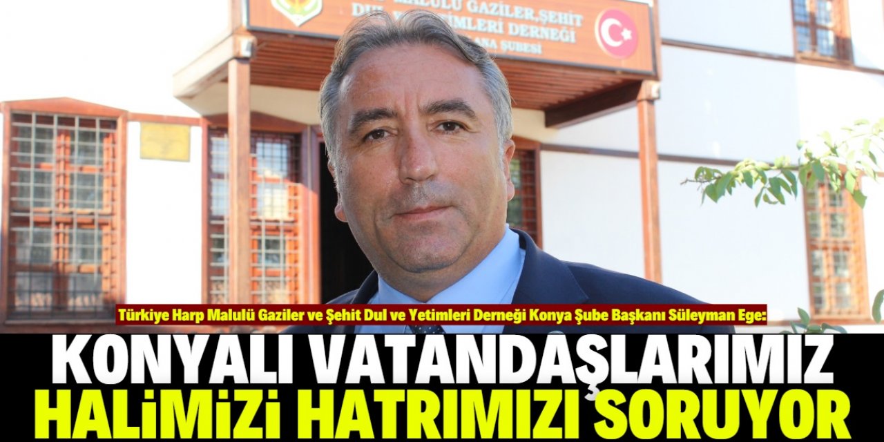 Konyalılar gazilere sahip çıkıyor