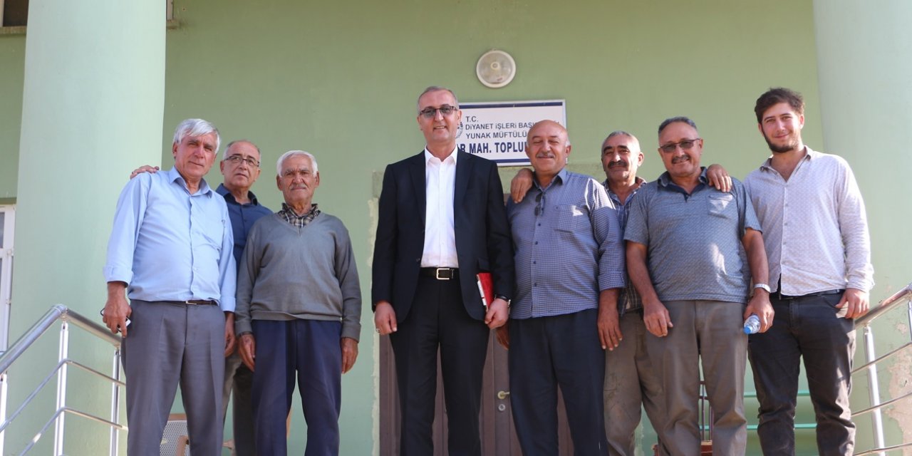 Yunak Belediye Başkanı Ali Konak'ın mahalle ziyaretleri