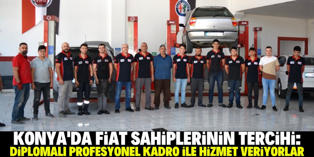 Konya yeni Fiat servisine yoğun ilgi gösteriyor