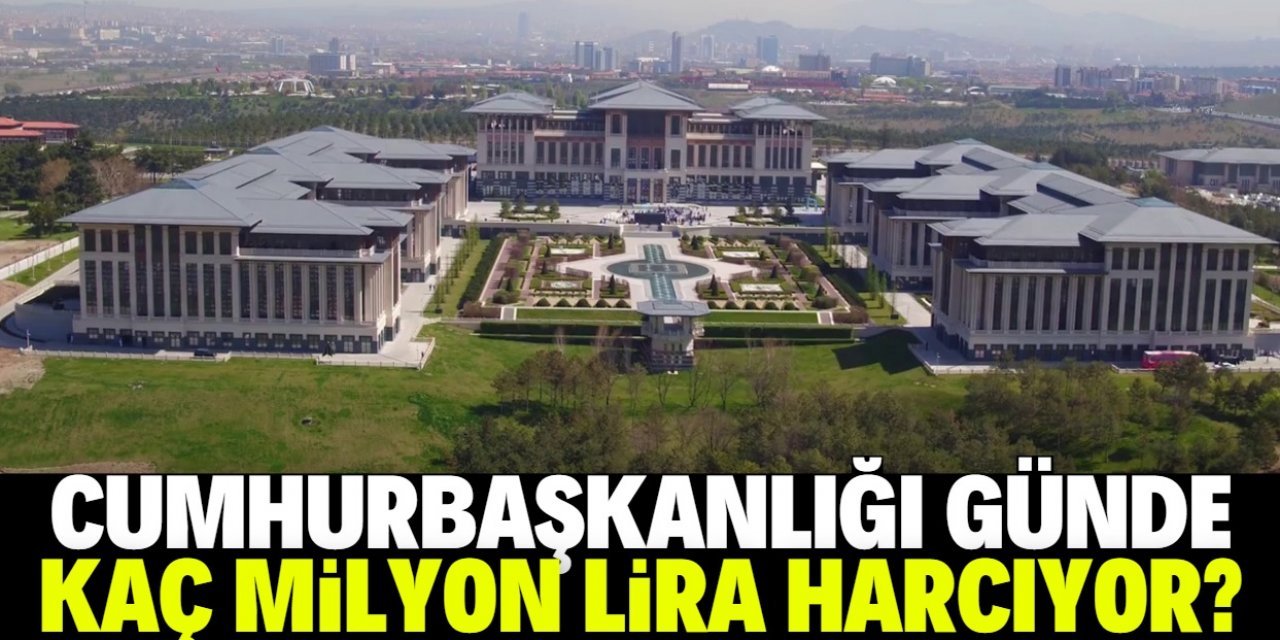 Cumhurbaşkanlığı günde ne kadar para harcıyor?