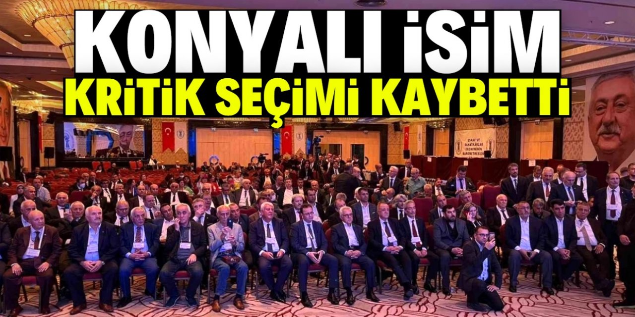 Konyalı isim kritik seçimi kaybetti