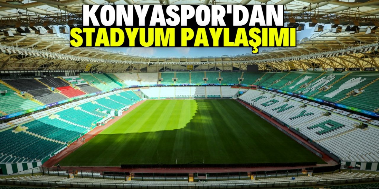 Konyaspor Kulübü'nden stadyum paylaşımı