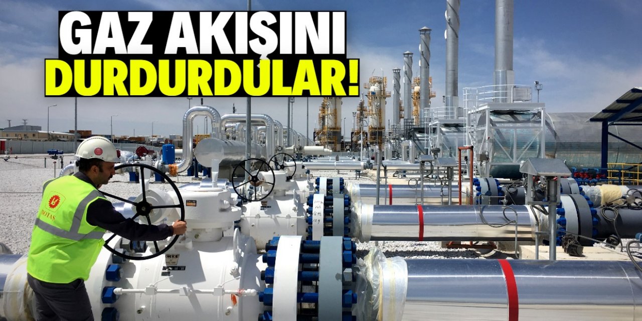 Gazprom gaz akışını durdurdu!