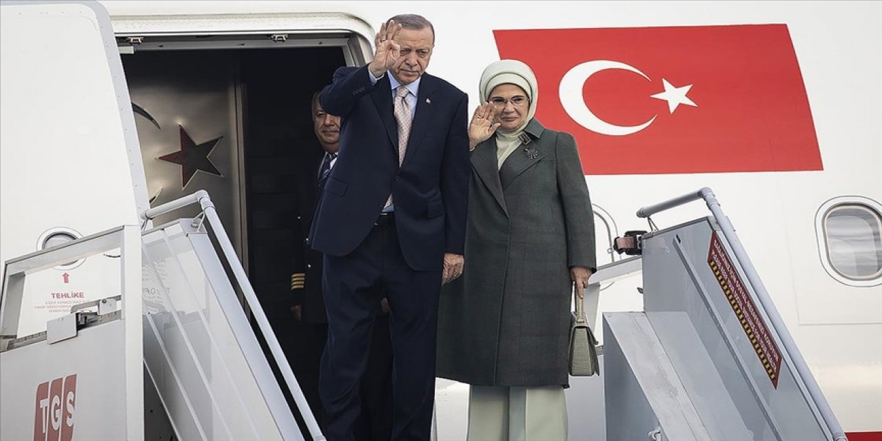 Cumhurbaşkanı Erdoğan Kazakistan'a gitti