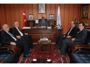 Mhp Adayı Erdem'den, Başkan Büyükaslan'a Ziyaret