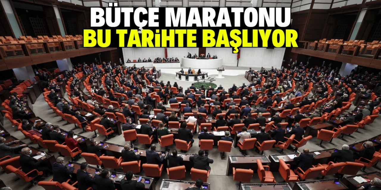 Bir aylık bütçe maratonu bu tarihte başlıyor