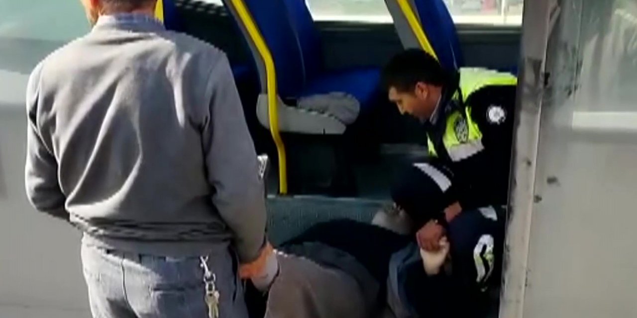 Konya'da minibüste kalp krizi geçiren yolcu hayatını kaybetti