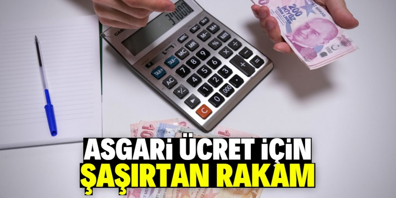 Asgari ücret için ilk kez bu rakam söylendi