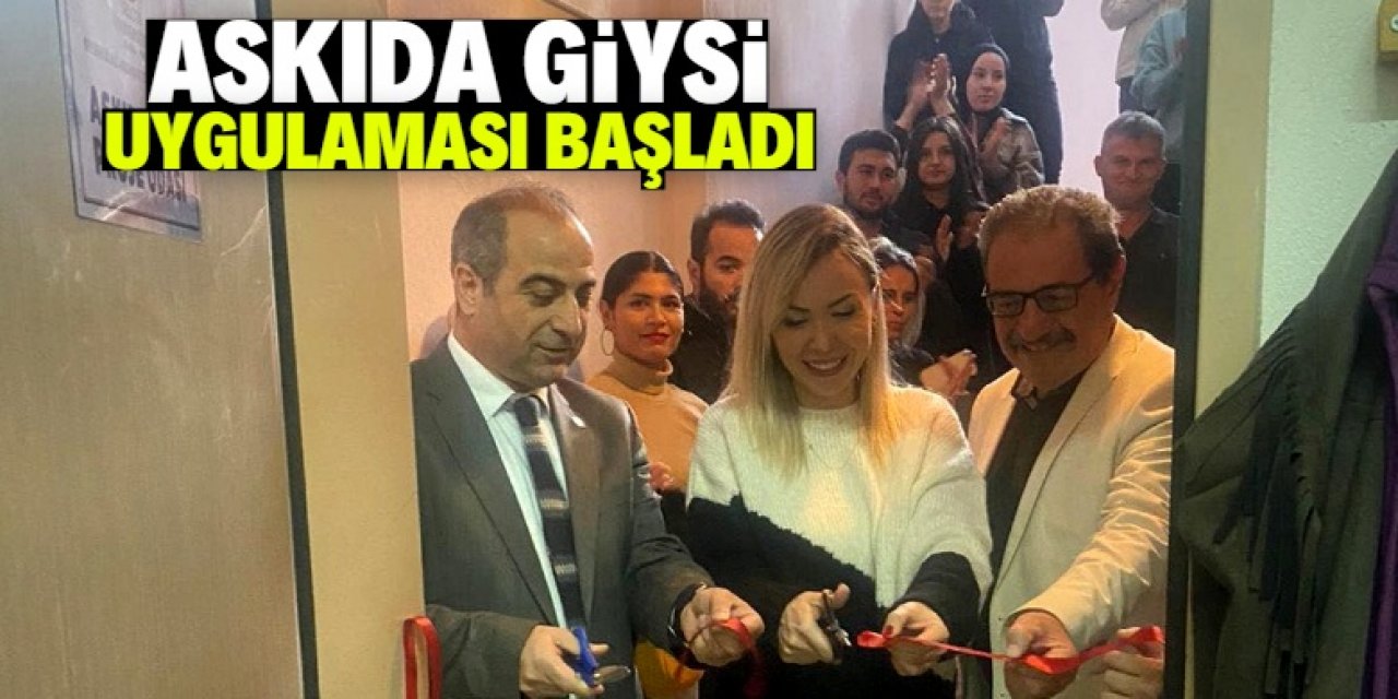 Konya'da ‘askıda giysi’ uygulaması başladı