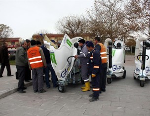 Karatay Belediyesi'ne araç takviyesi