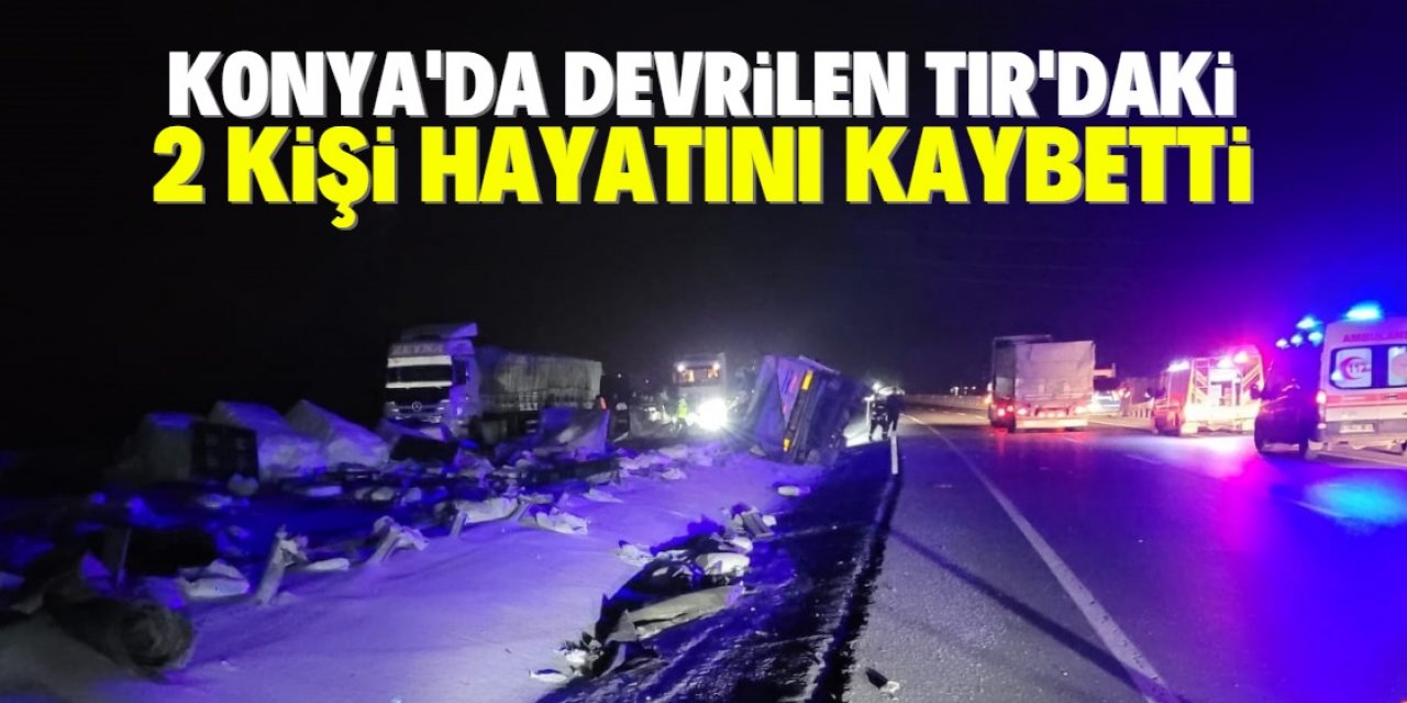 Konya'da feci kaza: 2 kişi öldü