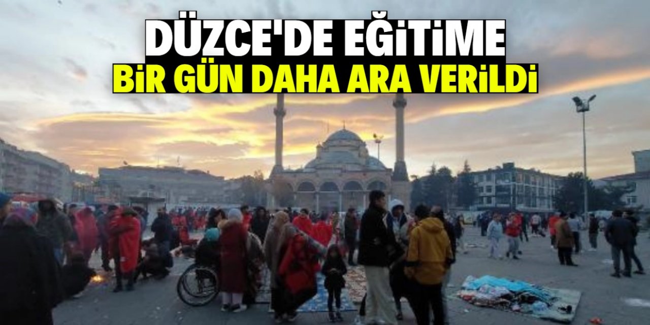 Düzce'de eğitime bir gün daha ara verildi