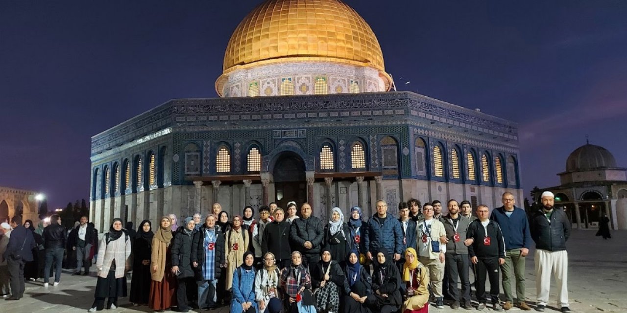 Konya Büyükşehir’den öğrencilere Kudüs gezisi