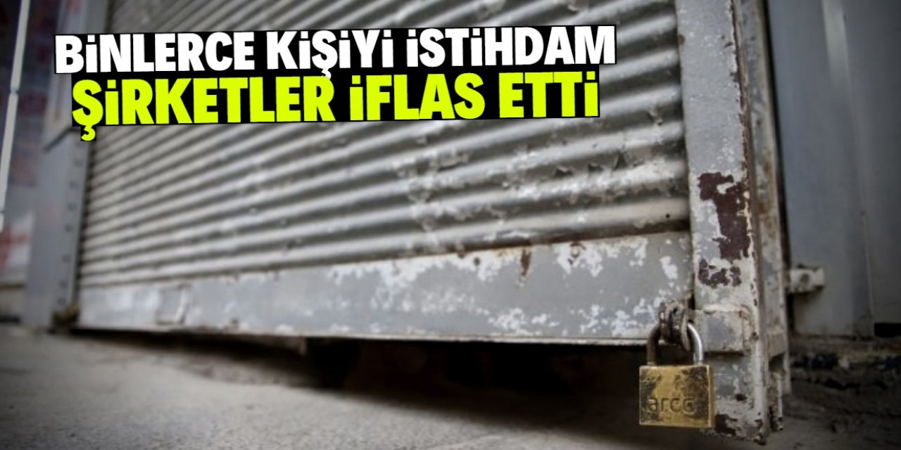 Binlerce kişiyi istihdam eden Türk şirketleri iflas etti