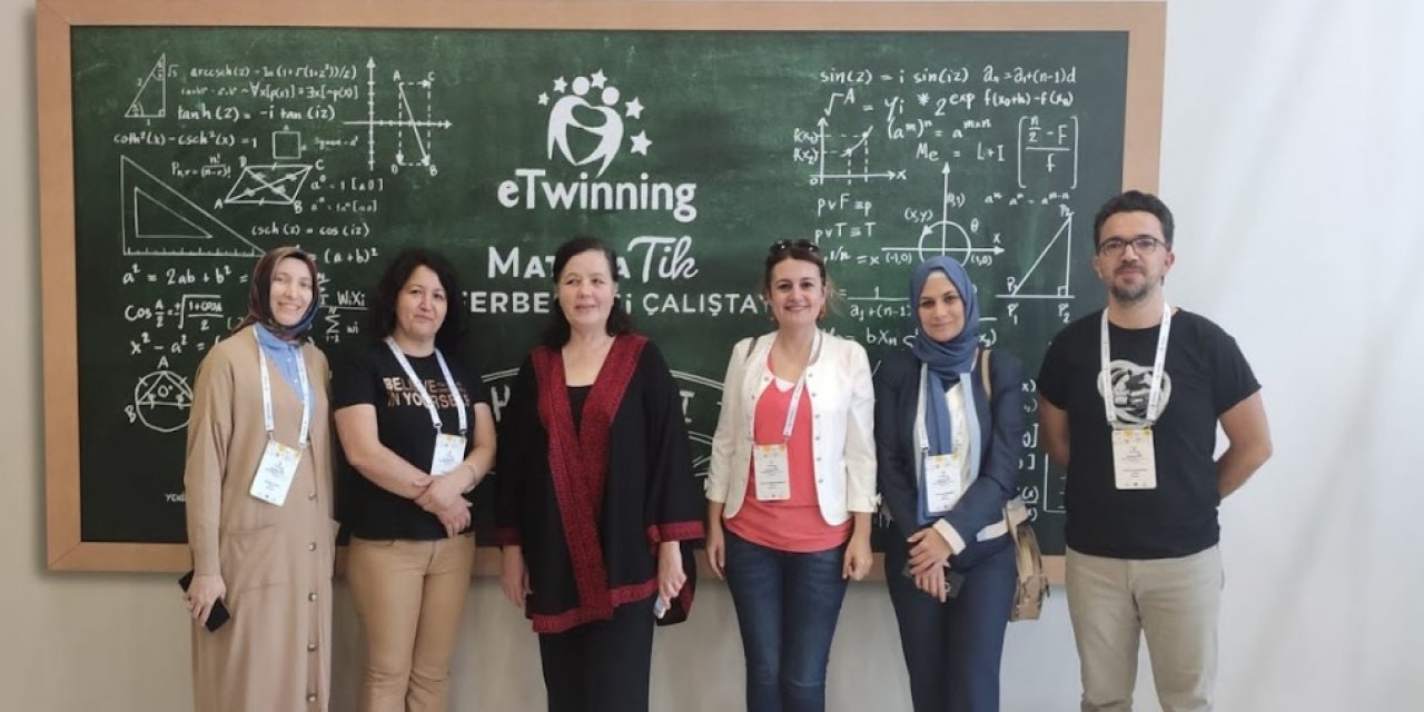 E-twinning projesinde çalışmaya katıldılar