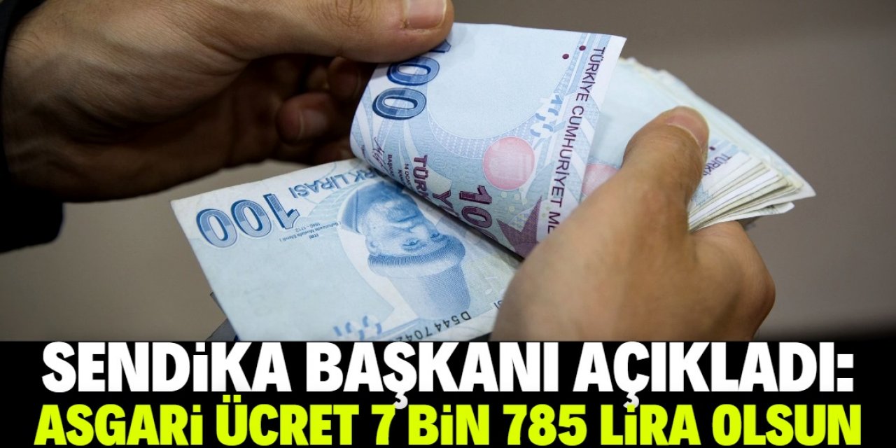 Türk-İş Konya Şube Başkanı açıkladı! Asgari ücret 7 bin 785 lira olmalı