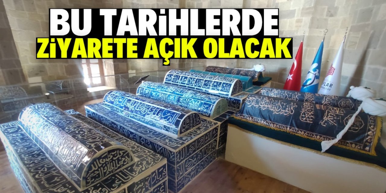 Konya'da Sultanlar Türbesi bu tarihlerde ziyaret edilebilecek