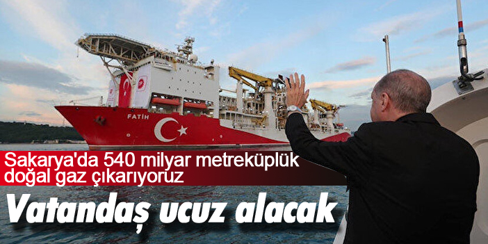 Erdoğan'dan doğal gaz müjdesi