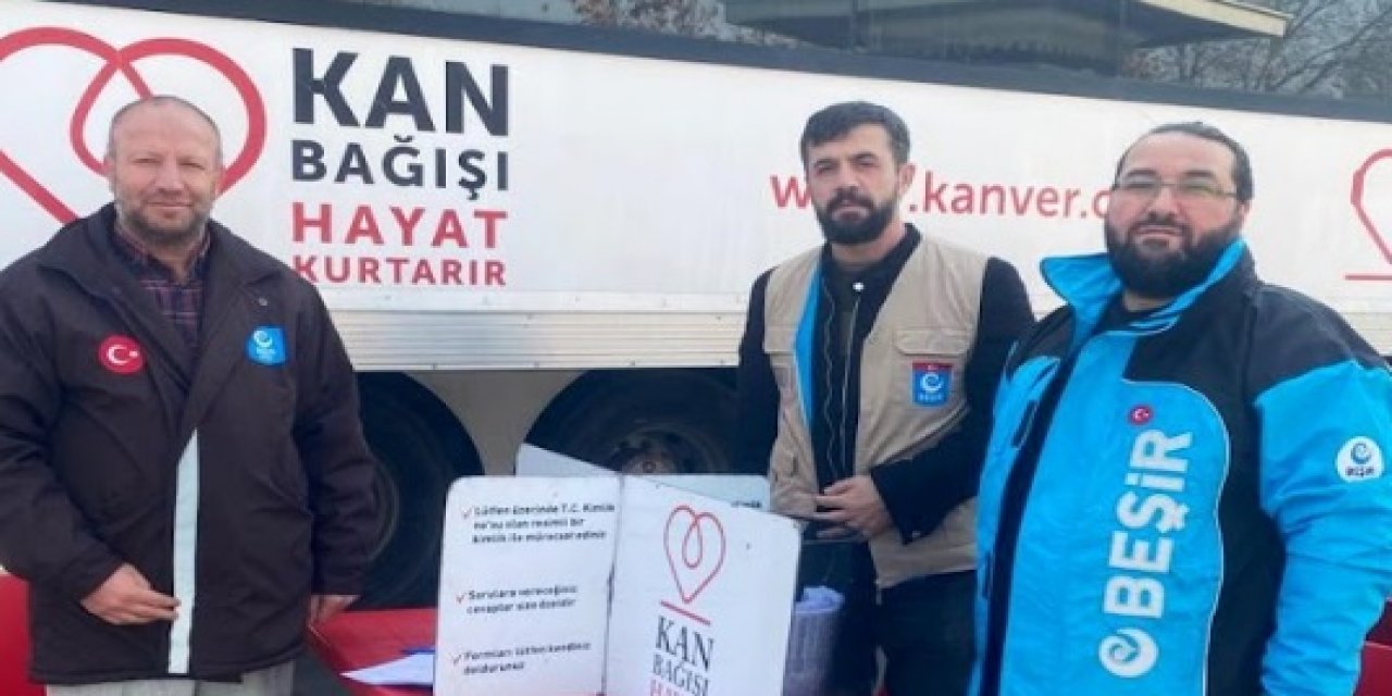 Beşir Derneği’nden kan bağış kampanyası