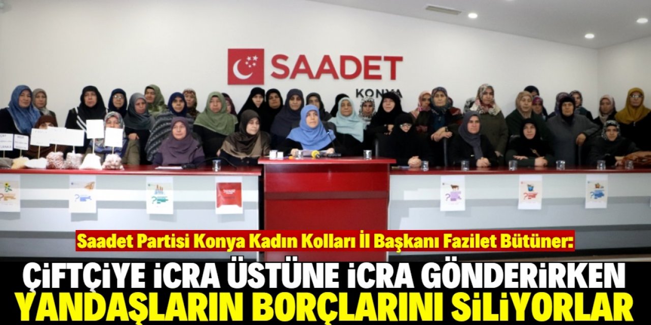 ‘Çiftçilere icra yandaşlara af’