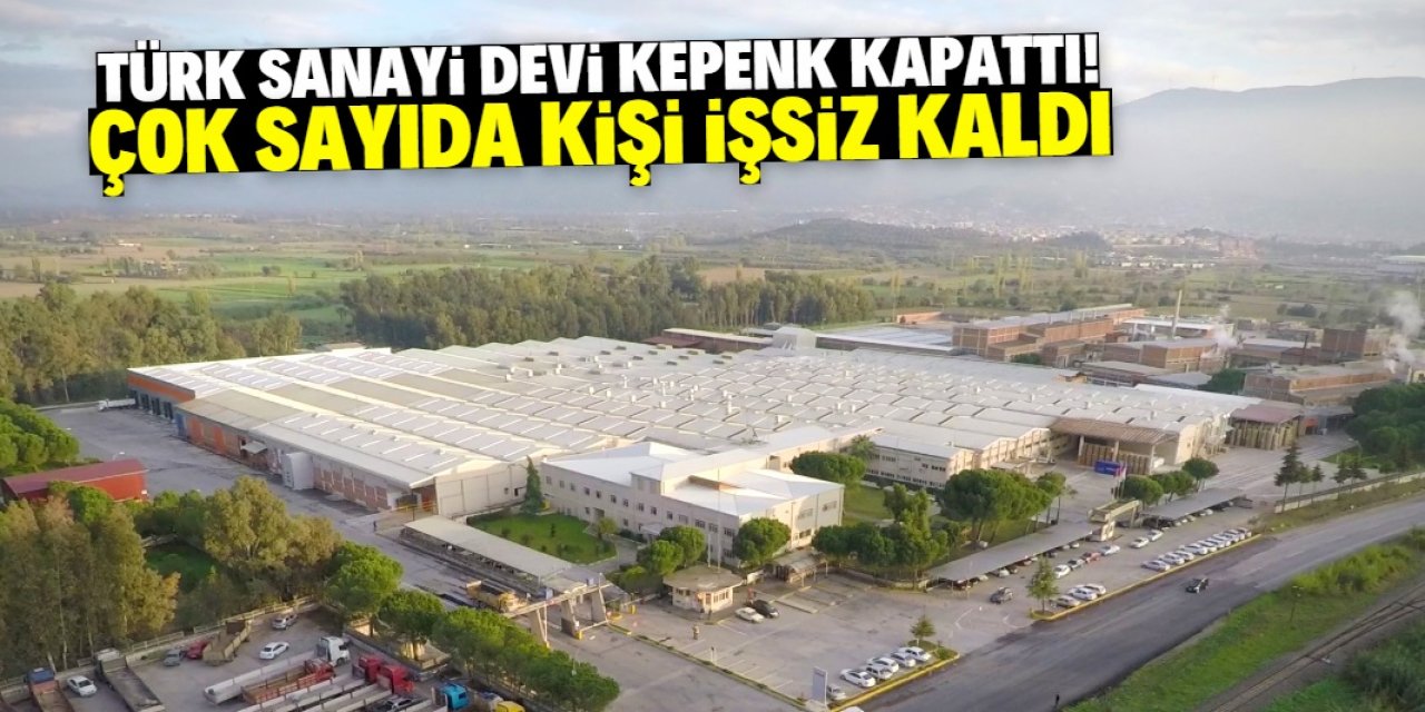Türk sanayi devi kepenk kapattı! İşçilerine 16 milyon lira tazminat ödeyecek
