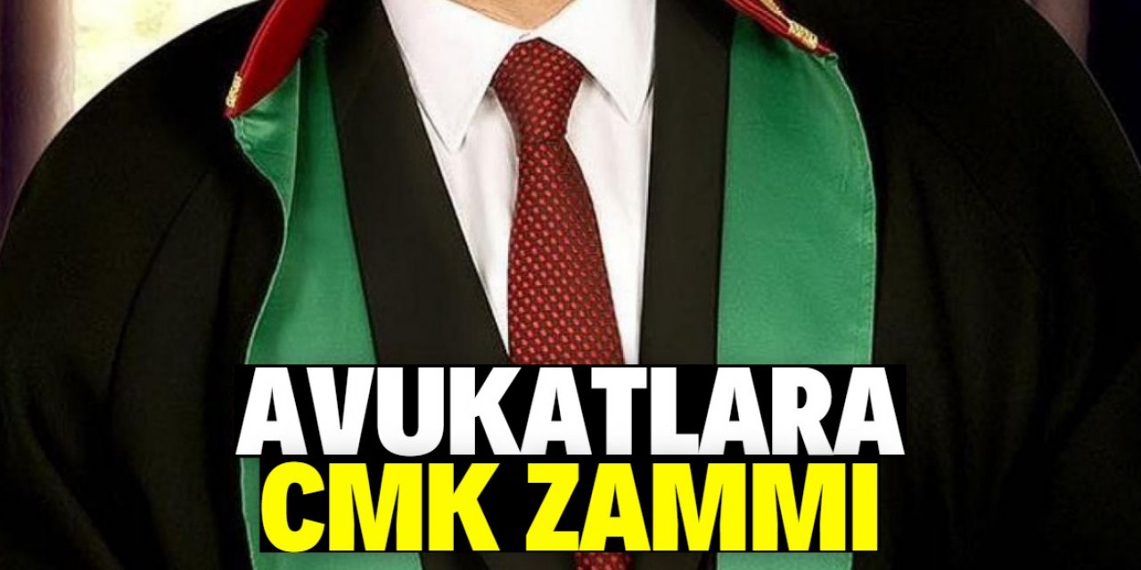 Avukatlara CMK zammı yapıldı