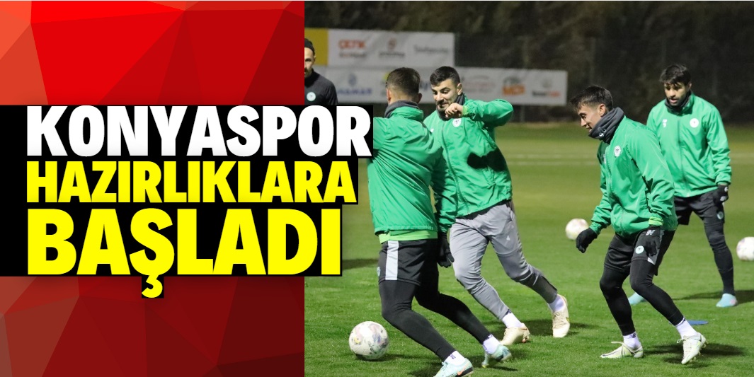 Konyaspor'da Sivasspor maçı hazırlıkları başladı