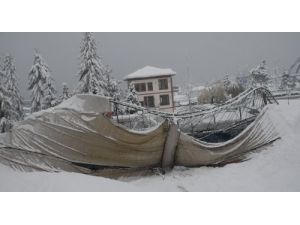 Rize'de Kar Hayatı Olumsuz Etkiledi