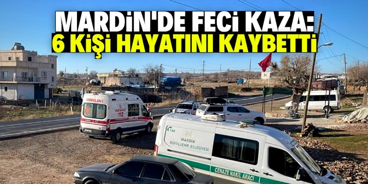 Mardin'de minibüs devrildi 6 kişi öldü