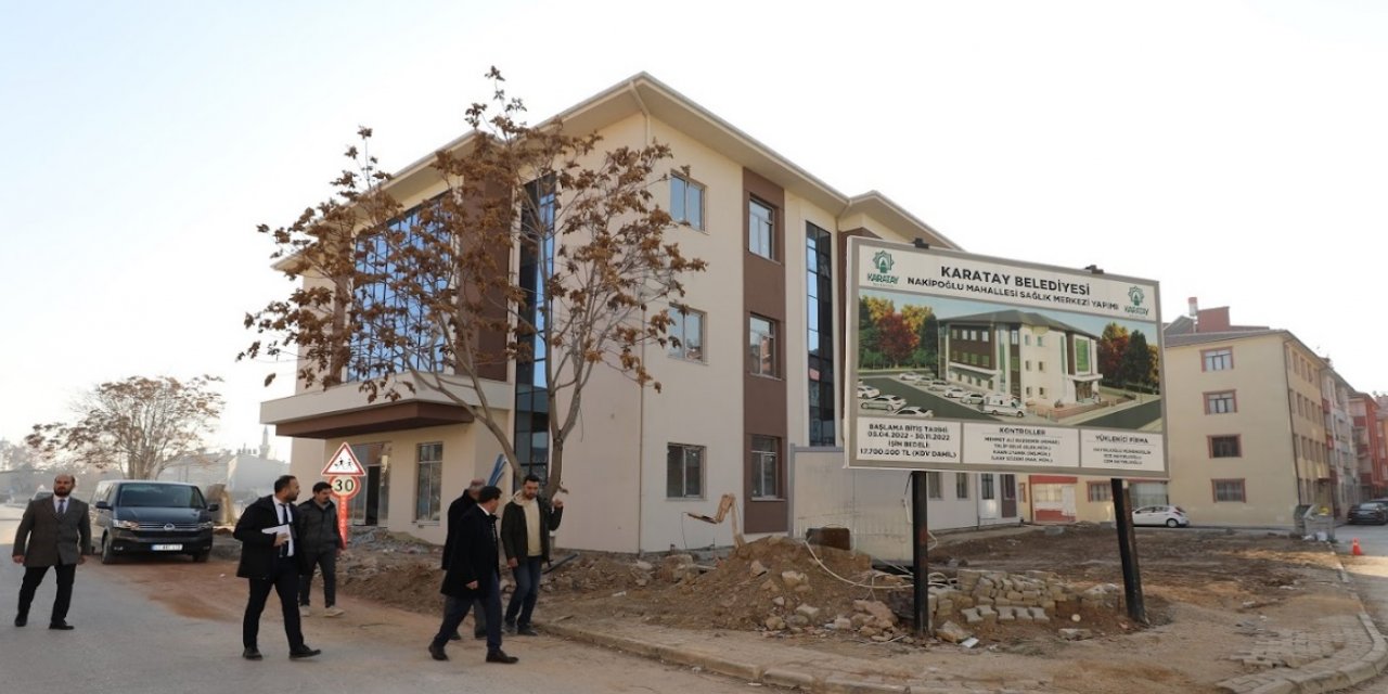 Konya Karatay'a yeni yatırım: Maliyeti 12 milyon lira