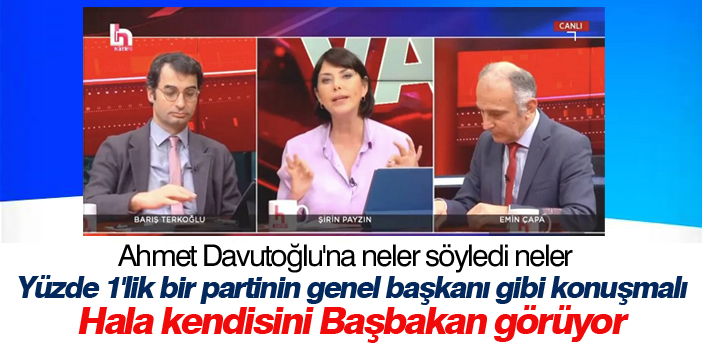 Halk TV'den Davutoğlu'na tepki: Bu özgüven nereden geldi?