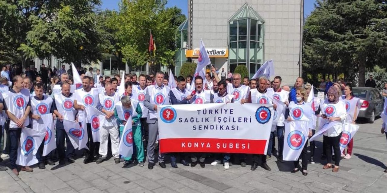 Konya Selçuk Üniversitesi çalışanlarından sert tepki! En az 45 bin lira istiyoruz