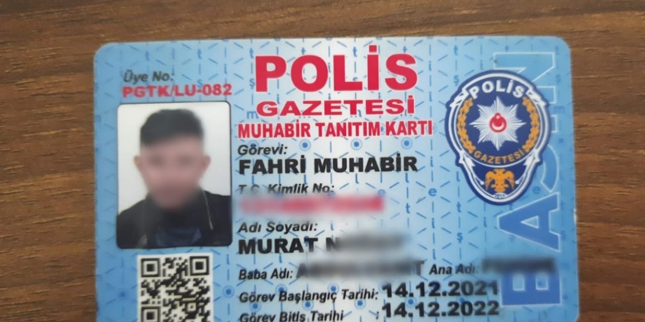 Konya Güneysınır’da sahte gazetecinin foyasını polis ortaya çıkardı