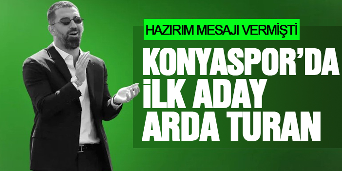 Konyaspor'da ilk aday Arda Turan
