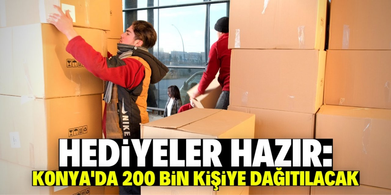 Konya Büyükşehir 200 bin kişiye hediye dağıtacak