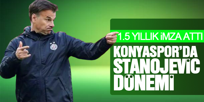 Konyaspor Aleksandar Stanovic’i resmen duyurdu