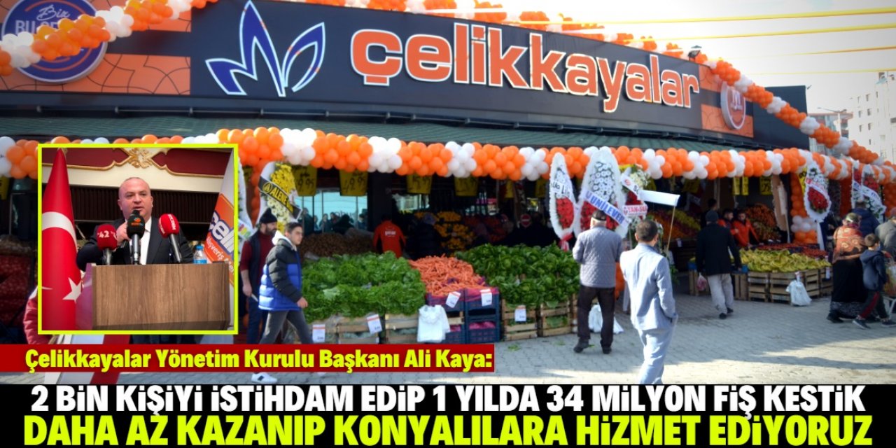 Konya'da 2 bin kişiyi istihdam eden market indirim yapacağını duyurdu