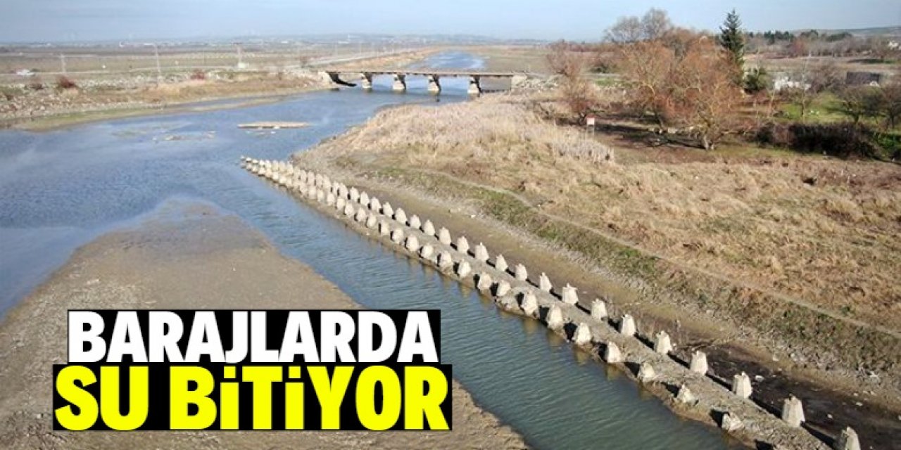 Barajlarda su seviyesi gün geçtikçe düşüyor