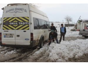Cizre-nusaybin Karayolunda Çok Sayıda Araç Kaza Yaptı