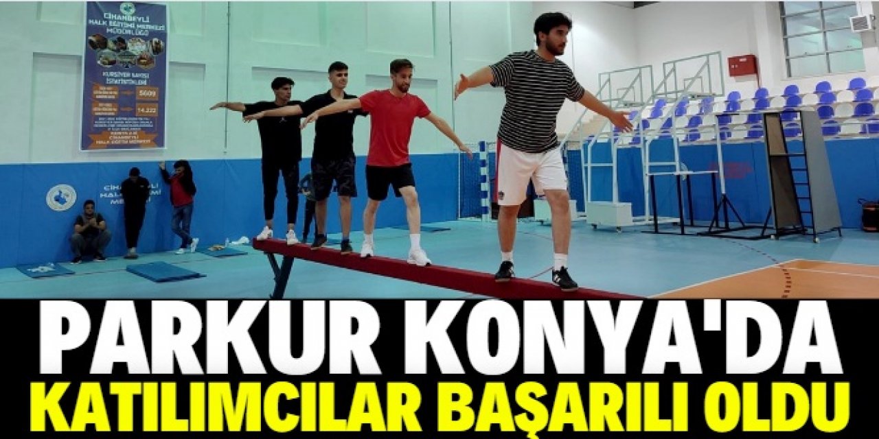 Konya'daki parkurda 750 adaydan 715'i başarılı oldu