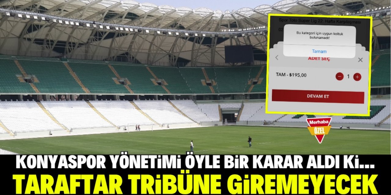 Konyaspor yönetiminden skandal karar!